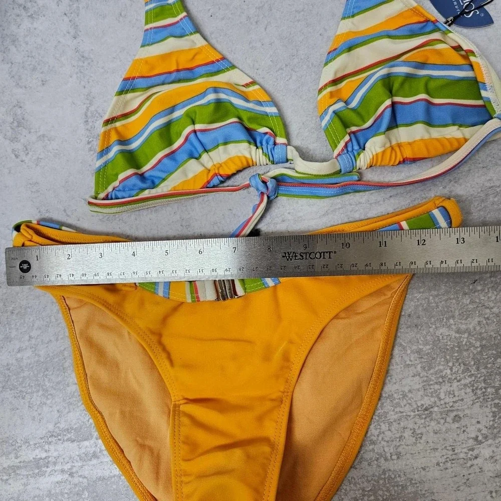 Women's Swim Bikini Buzios Brazil multicolor Bathing Suit New